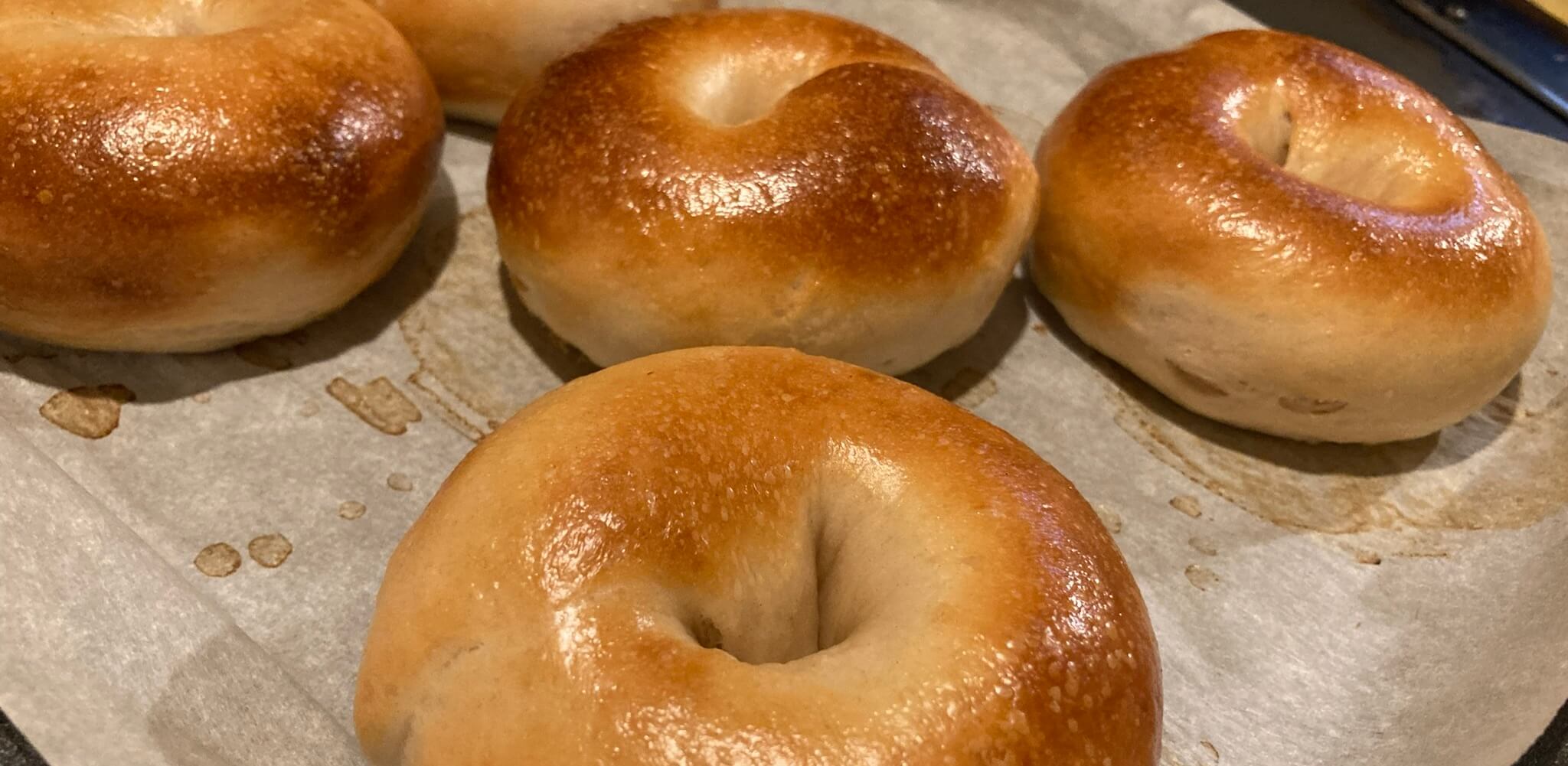 焼き立てベーグル